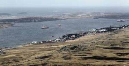 Vista general de la capital Stanley, en las Islas Malvinas. EFE/Archivo