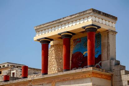 Palacio de Cnosos, en la isla griega de Creta.