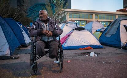 Puerto del Pireo, donde viven 5.000 personas refugiadas.