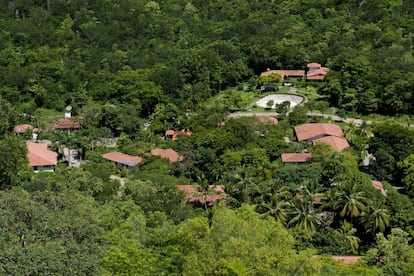Visão atual da fazenda de Sebastião Salgado. A transformação da paisagem aconteceu em pouco mais de una década.