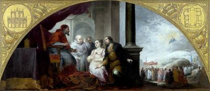 'El patricio revelando su sueño al papa Liberio', de Murillo.