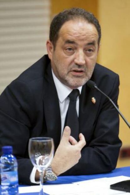 Agapito Iglesias, presidente del Zaragoza.
