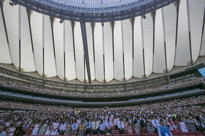 Aparte de los testigos de Jehová, están invitadas todas aquellas personas interesadas en el programa. Los organizadores precisan que sus asambleas son gratuitas.