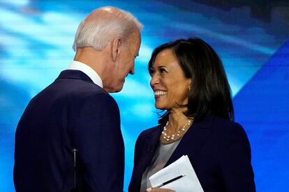 Joe Biden y Kamala Harris, candidatos del Partido Demócrata en las próximas elecciones presidenciales de Estados Unidos.