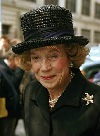 La fallecida Brooke Astor.