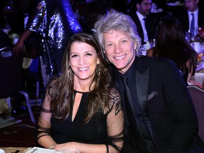 Jon Bon Jovi y su esposa, Dorothea Hurley, en Nueva York el pasado 2 de marzo.