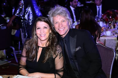 Jon Bon Jovi y su esposa, Dorothea Hurley, en Nueva York el pasado 2 de marzo.