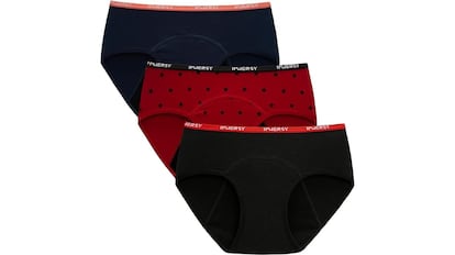 Este pack de bragas menstruales para niñas es top ventas en Amazon.