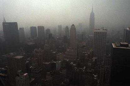 Vista de Nueva York desde el edificio de la General Electric.