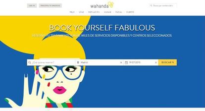 Web de Wahanda en España.