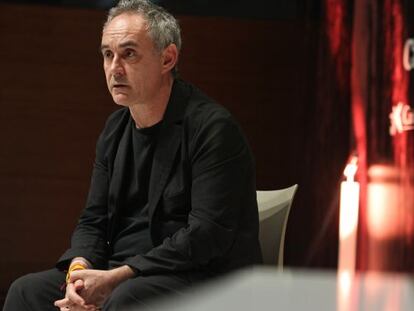 Ferran Adrià, esta semana en Madrid.