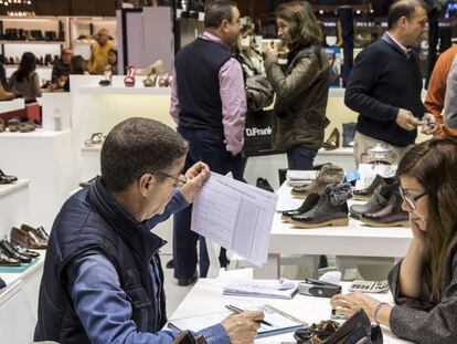 Feria del calzado Momad shoes en 2016.