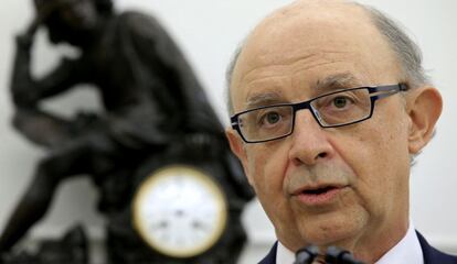 El ministro de Hacienda en funciones, Crist&oacute;bal Montoro.