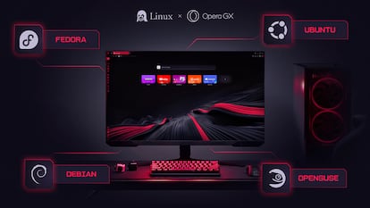 Opciones de compatibilidad de Opera GX para Linux