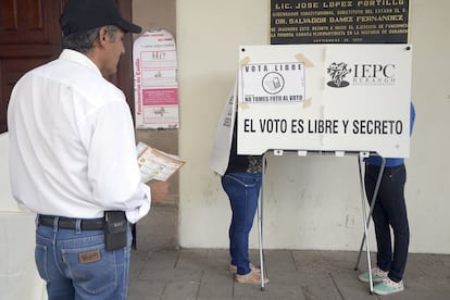 Jornada electoral en Durango, el 5 de junio de 2016.
