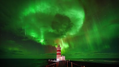 Chorus waves are involved in the formation of the northern lights, such as this one captured in Iceland.