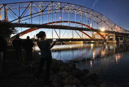 Puentes sobre el río Misisipi en Hastings (Minnesota), en la Highway 61, la ruta del 'blues' .