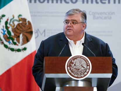 El gobernador del Banco de M&eacute;xico, Agust&iacute;n Carstens.