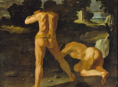 'Hercules dando muerte al Rey Gerión' (1634), de Francisco de Zurbarán, es uno de los lienzos encargados al pintor sobre los trabajos de Hércules. La serie, de significado alegórico, estaba destinada a decorar el Salón de Reinos del Palacio del Buen Retiro, encargado por Olivares, valido de Felipe IV, para gloria del monarca y de la Monarquía Hispánica. En el libro, Fusi y Calvo Serraller dedican con esta pintura un capítulo a 'Los validos'.