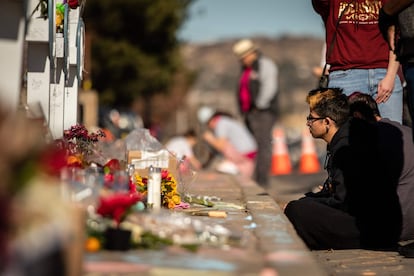 Homenaje a las víctimas del Club Q, en Colorado Springs, donde fueron asesinadas cinco personas.