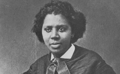 La escultora estadounidense Edmonia Lewis.