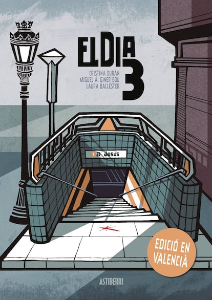 La portada de &#039;El d&iacute;a 3&#039;, el c&oacute;mic sobre el accidente m&aacute;s grave de metro en Espa&ntilde;a. 