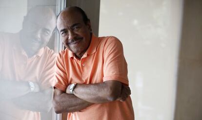 Benny Golson, ayer en un hotel de Madrid.