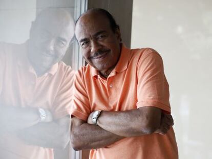 Benny Golson, ayer en un hotel de Madrid.