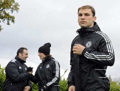 Ivanovic participa en un entrenamiento celebrado en las instalaciones de Cobham.