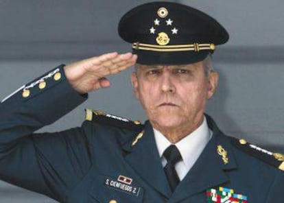 National Defense Secretary Salvador Cienfuegos.