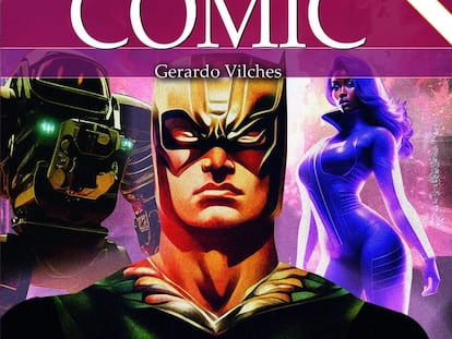 La portada de la segunda edición del libro 'Breve historia del cómic', de Gerardo Vilches.