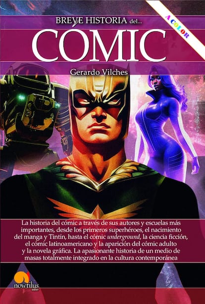 Portada de 'Breve historia del cómic' de Gerado Vilches