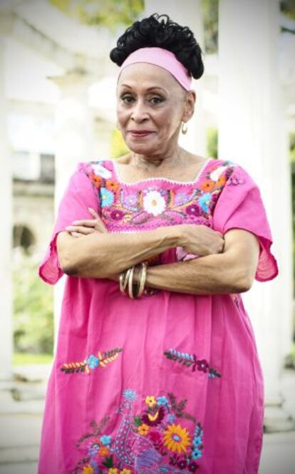 La cantante cubana Omara Portuondo.