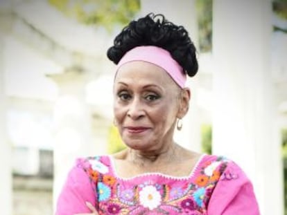 La cantante cubana Omara Portuondo.