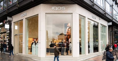 Tienda de Iqos en la calle Serrano de Madrid