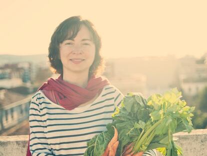 Cristina Camarena, embajadora de la verdura. / PIMIENTA ROSA