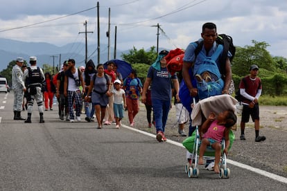 Caravanas migrantes México