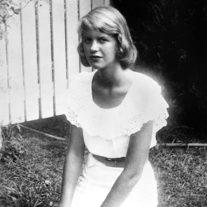 La poeta y escritora norteamericana Sylvia Plath (1932-1963)