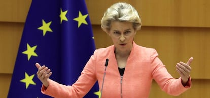 La presidenta de la Comisión, Ursula von der Leyen.