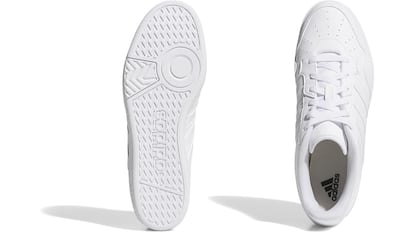 Estas zapatillas blancas Adidas encajan con cualquier estilo.