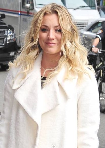 Kaley Cuoco, el pasado lunes en Nueva York.