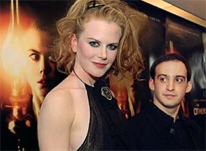 Nicole Kidman, protagonista de la película, llega al cine París de Manhattan para asistir al estreno.