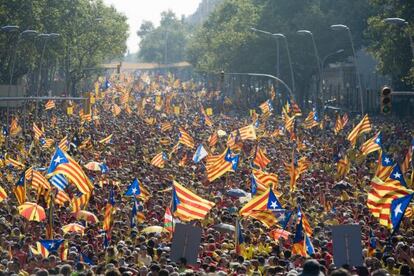 La diada de l&#039;any passat a Barcelona.