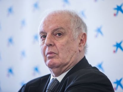 Daniel Barenboim, en la presentació del seu concert a Madrid.