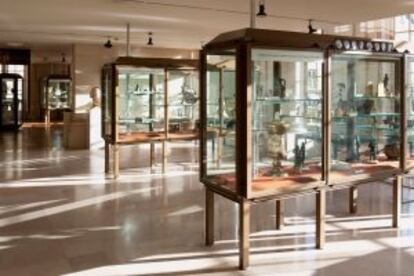 Museo de la moneda en la sede Richelieu de la Biblioteca Nacional de Francia, en París.