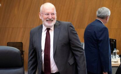 El vicepresidente de la Comisión y líder de los socialdemócratas europeos, Frans Timmermans.