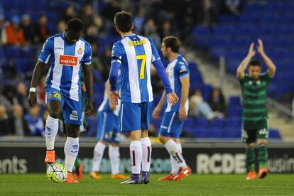 Jugadors de l'Espanyol en una imatge d'arxiu.