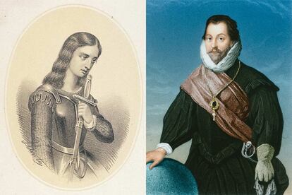 María Pita e Francis Drake. Quando em maio de 1589 a Contra Armada inglesa chegou a La Coruña sob o comando do almirante Drake, encontrou resistência dos corunhenses e de María Pita, cuja coragem repeliu o avanço e ainda é lembrada na cidade.