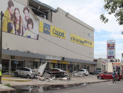 Daños por el terremoto del 19 de septiembre en Manzanillo