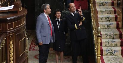 Francesc Homs, portavoz de Converg&egrave;ncia, en el Congreso de los Diputados.